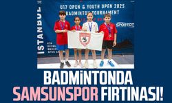 Badmintonda Samsunspor fırtınası esti