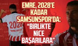 Emre Kılınç 2028’e kadar Samsunspor'da: “Birlikte nice başarılara”