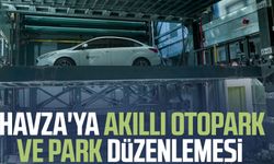 Havza'ya akıllı otopark ve park düzenlemesi