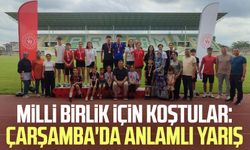 Milli birlik için koştular: Çarşamba'da anlamlı yarış