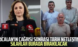 Öcalan'ın çağrısı sonrası tarih netleşti! Silahlar burada bırakılacak