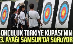 Okçuluk Türkiye Kupası'nın 3. ayağı Samsun'da sürüyor