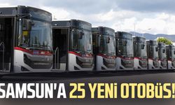 Samsun'a 25 yeni otobüs!