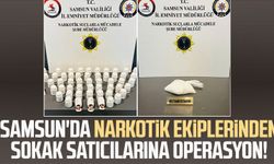 Samsun'da narkotik ekiplerinden sokak satıcılarına operasyon!