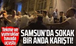 Samsun'da Hastane Mahallesi'nde kavga! Ortalık karıştı
