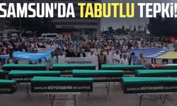 Samsun'da tabutlu tepki!