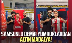 Samsunlu demir yumruklardan altın madalya!