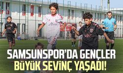 Samsunspor A.Ş. Futbol Akademisi U12 büyük sevinç yaşadı!