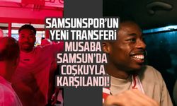 Samsunspor’un yeni transferi Anthony Musaba coşkuyla karşılandı!