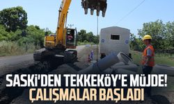 SASKİ'den Tekkeköy'e müjde! Çalışmalar başladı