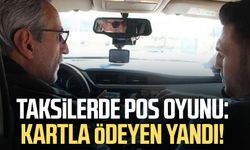 Taksilerde POS oyunu: Kartla ödeyen yandı!