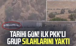 Terörsüz Türkiye için tarihi adım: PKK’lı ilk grup silahlarını yaktı