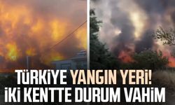 Orman yangını kabusu yine başladı: Köyler boşaltıldı