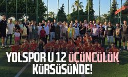 Yolspor U 12 üçüncülük kürsüsünde