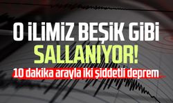 Balıkesir beşik gibi sallanıyor! 10 dakika arayla iki şiddetli deprem