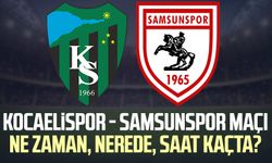 Kocaelispor - Samsunspor maçı ne zaman, nerede, saat kaçta?