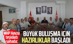 MHP Havza teşkilatı sahada: Büyük buluşma için hazırlıklar başladı