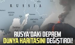 Rusya'daki 8.8'lik deprem dünya haritasını değiştirdi!