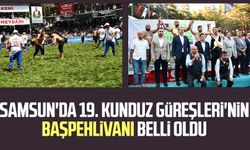 Samsun'da 19. Kunduz Güreşleri'nin başpehlivanı Feyzullah Öztürk oldu