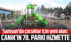 Samsun'da çocuklar için yeni alan: Canik’in 78. parkı hizmette