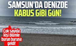 Samsun’da denizde kabus gibi gün: 7 kişi ölümle burun buruna geldi!