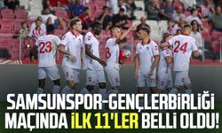 Samsunspor - Gençlerbirliği maçının kadrosu belli oldu!
