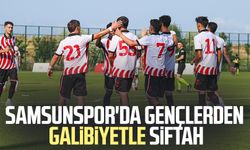Samsunspor'da gençlerden galibiyetle siftah