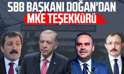 SBB Başkanı Halit Doğan'dan MKE teşekkürü