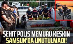 Şehit polis memuru Adem Keskin Samsun'da unutulmadı!