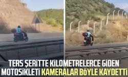 Kilometrelerce ters şeritte gitti, tepki çekti