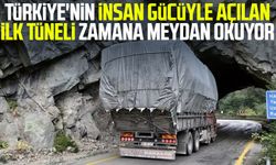 Türkiye'nin insan gücüyle açılan ilk tüneli zamana meydan okuyor