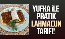 Yufka ile pratik lahmacun tarifi!