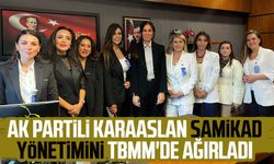 AK Partili Çiğdem Karaaslan SAMİKAD yönetimini TBMM'de ağırladı