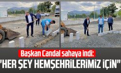 Başkan Mustafa Candal sahaya indi: "Her şey hemşehrilerimiz için"
