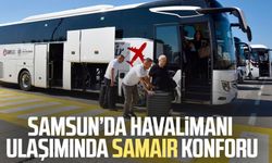 Samsun’da havalimanı ulaşımında SAMAIR konforu