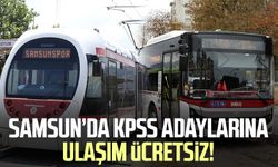 Samsun’da KPSS adaylarına ulaşım ücretsiz olacak