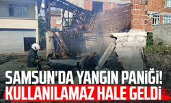 Samsun Çarşamba'da yangın paniği! Kullanılamaz hale geldi