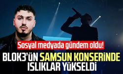 Blok 3'ün Samsun konserinde ıslıklar yükseldi! Gündem oldu