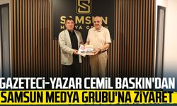 Gazeteci-Yazar Cemil Baskın'dan Samsun Medya Grubu'na ziyaret