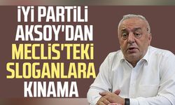 İYİ Partili Hasan Aksoy'dan Meclis'teki sloganlara kınama