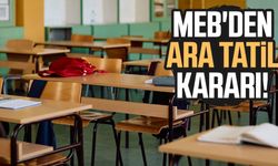 MEB'den flaş ara tatil kararı!