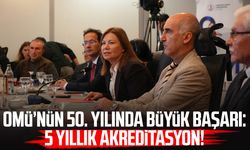 OMÜ’nün 50. yılında büyük başarı: 5 yıllık akreditasyon!