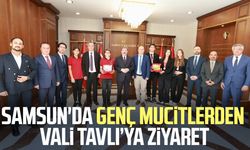 Samsun'da genç mucitlerden Vali Orhan Tavlı’ya ziyaret
