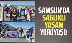 Samsun'da sağlıklı yaşam yürüyüşü düzenlendi