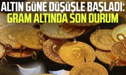 Altın güne düşüşle başladı: Gram altında son durum