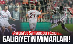 Avrupa'da Samsunspor rüzgarı: Galibiyetin mimarları!