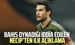 Bahis oynadığı iddia edilen Necip Uysal'dan ilk açıklama