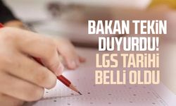 Bakan Yusuf Tekin duyurdu! LGS tarihi belli oldu