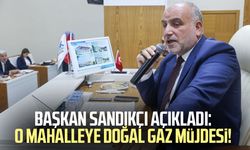 Başkan İbrahim Sandıkçı açıkladı: O mahalleye doğal gaz müjdesi!
