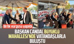 Başkan Mustafa Candal Büyüklü Mahallesi’nde vatandaşlarla buluştu